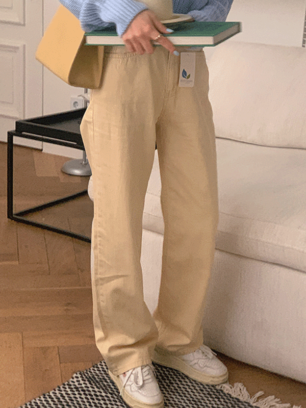 [🌸봄세일](sale)(6color)캔디팝 피그먼트 가을 와이드 코튼 파스텔 팬츠