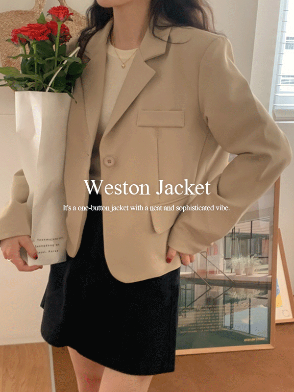 [🍉얼리썸머]웨스턴 봄 카라 루즈핏 크롭 숏 자켓(4color)