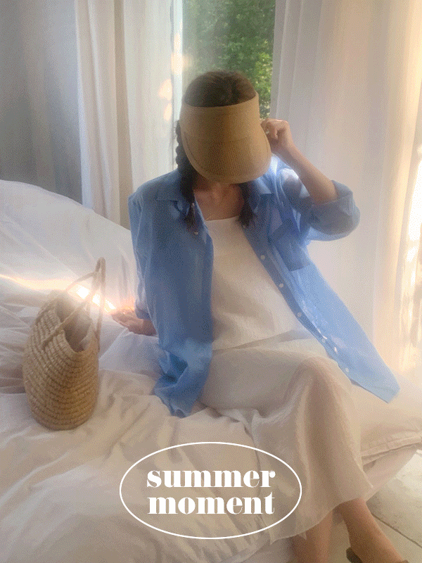 소이 여름 거즈 카라 루즈핏 코튼 셔츠(6color)