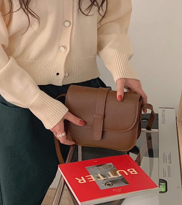 [🍉얼리썸머](3color)모나 레더 크로스백 숄더백 미니백 가방
