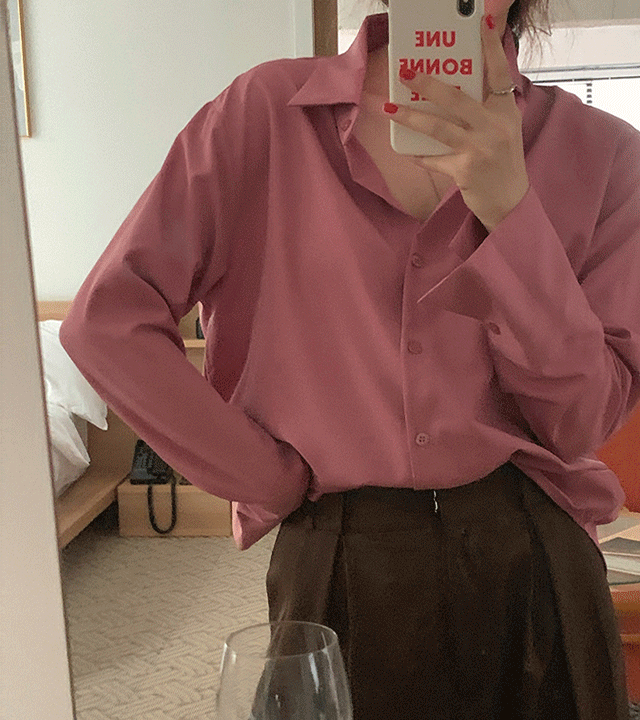 [🍉얼리썸머](6color)로리앙 실켓 카라 루즈핏 봄 셔츠 블라우스